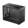 DeepCool CH160 PLUS, Caja PC Small Form Factor, Micro ATX/Mini-ITX, Negro, Ventana Vidrio Templado