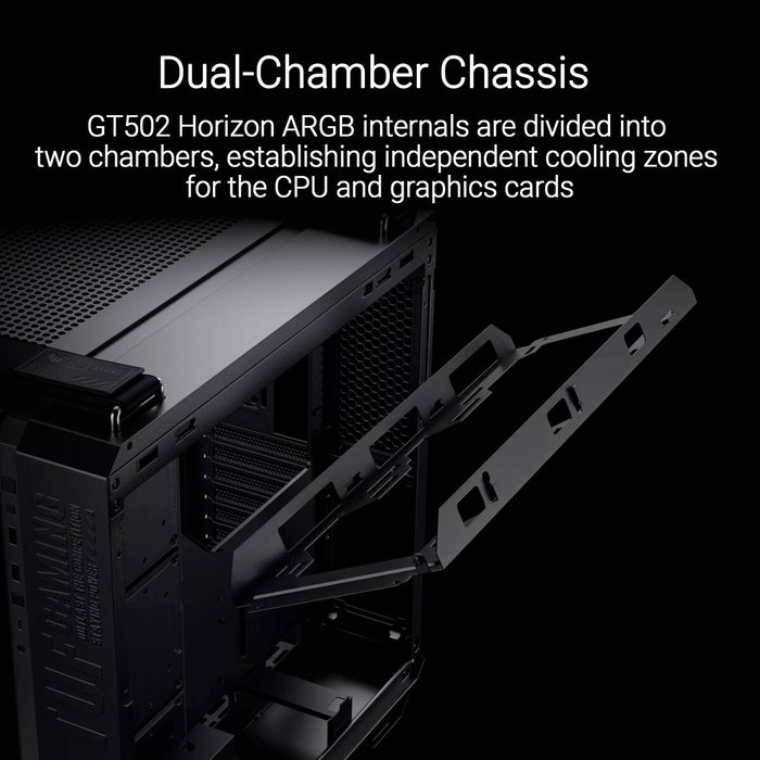 ASUS TUF GAMING GT502 Horizon TG ARGB Black ASUS TUF GAMING GT502 Horizon TG ARGB Black