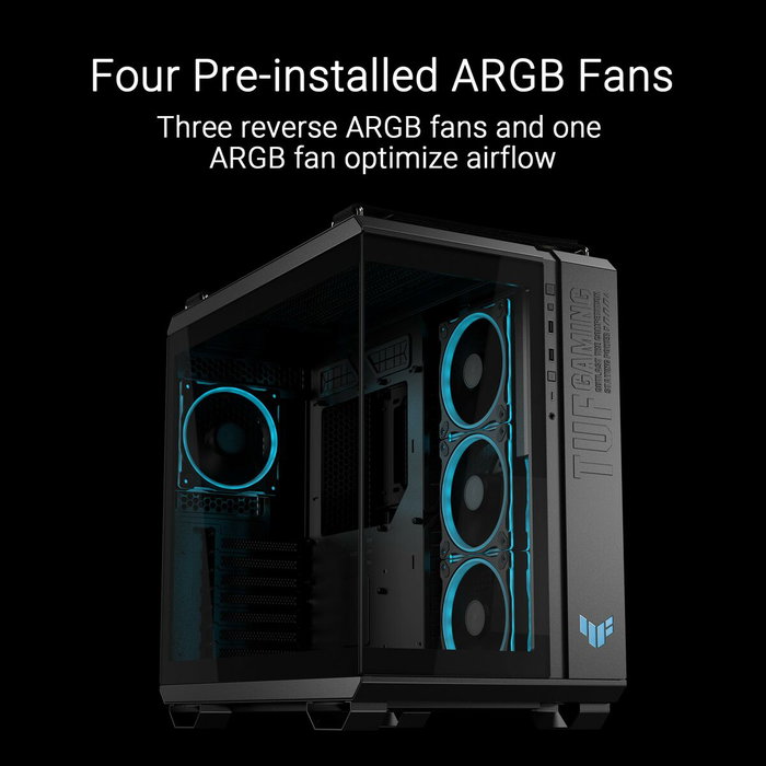 ASUS TUF GAMING GT502 Horizon TG ARGB Black ASUS TUF GAMING GT502 Horizon TG ARGB Black