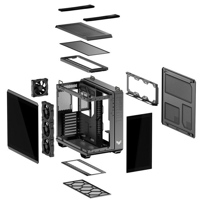 ASUS TUF GAMING GT502 Horizon TG ARGB Black ASUS TUF GAMING GT502 Horizon TG ARGB Black