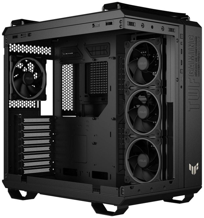 ASUS TUF Gaming GT502 Horizon Chasis Torre Media TG ARGB Negro