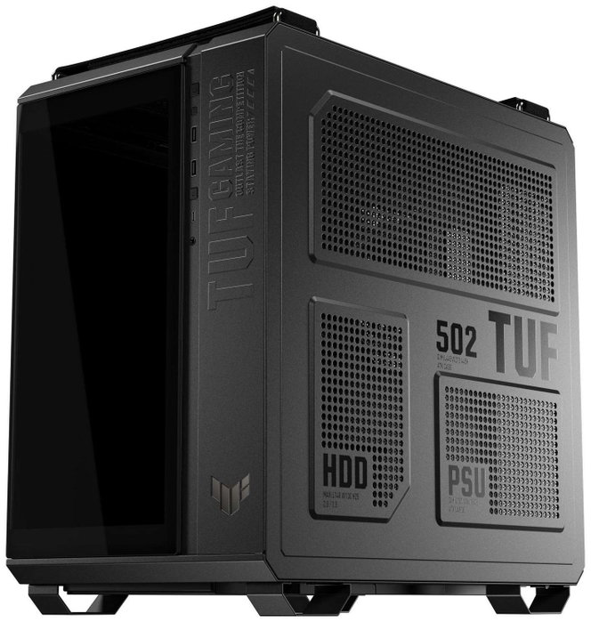 ASUS TUF Gaming GT502 Horizon Chasis Torre Media TG ARGB Negro