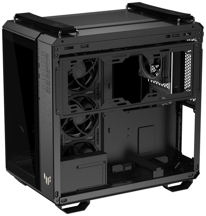 ASUS TUF Gaming GT502 Horizon Chasis Torre Media TG ARGB Negro
