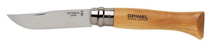 Opinel Navaja N° 8 de acero inoxidable con hoja de 8,5 cm Opinel Navaja N° 8 de acero inoxidable con hoja de 8,5 cm