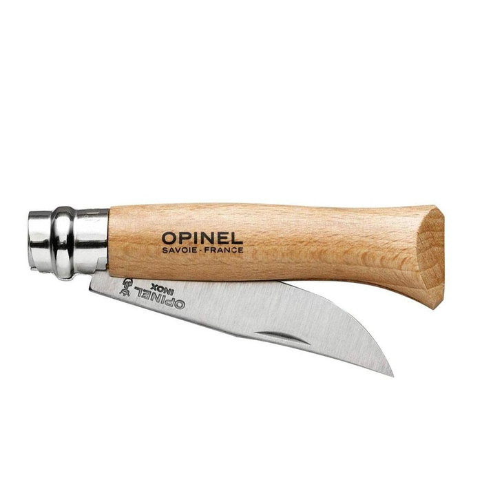 Opinel Navaja de acero inoxidable N° 8 con hoja de 8,5 cm