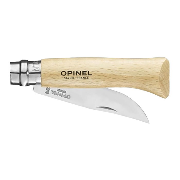 Opinel Navaja N° 8 Acero Inoxidable Hoja 8.5 cm Mango Haya