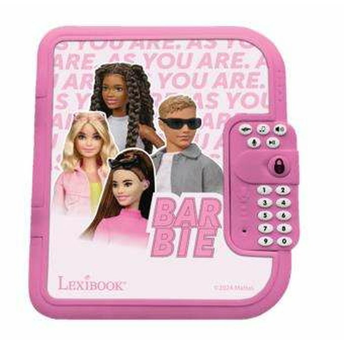 Lexibook Diario electrónico de Barbie con caja fuerte