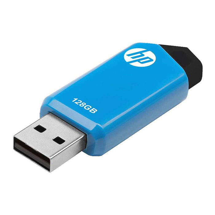 HP Unidad flash USB v150w 128 GB Negro, Azul