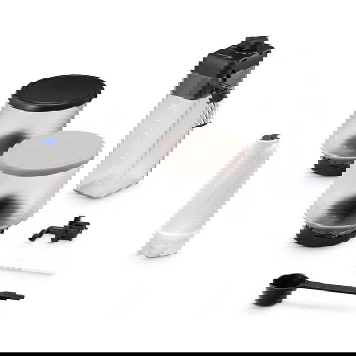 DeLonghi Rivelia Cafetera Superautomática con Espumador de Leche, Beige