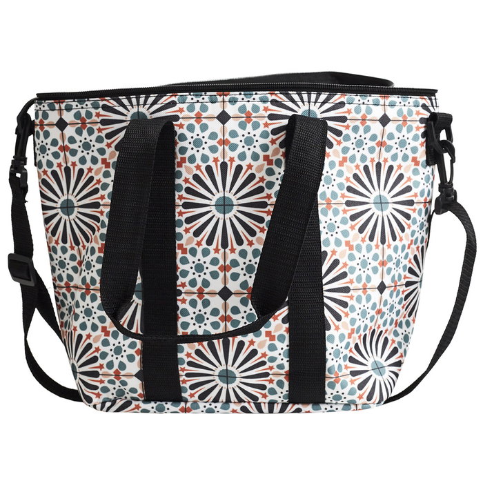 Cook Concept Bolsa Térmica Coup De Fraiche con Doble Asa y Correa, Estampado Verde o Naranja