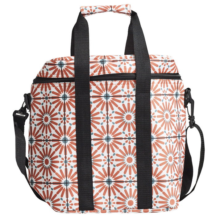 Cook Concept Bolsa Térmica Coup De Fraiche con Doble Asa y Correa, Estampado Verde o Naranja