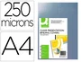 Q-connect Tapas de Encuadernación PVC DIN A4 Incolora 250 mc Paquete de 100 Unidades
