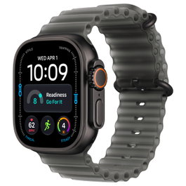 Apple Watch Ultra 4 49mm Titanio Negro con Correa Ocean Negro Traslúcido