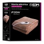 Edm Manta Eléctrica 120W 180 x 130 cm con Apagado Automático y Regulador de Temperatura