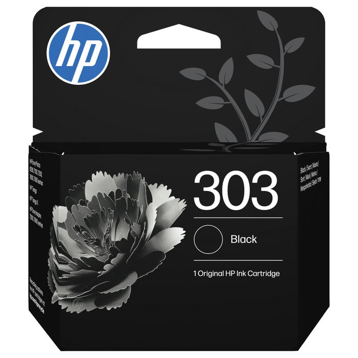HP Cartucho de tinta Original 303 Negro HP Cartucho de tinta Original 303 Negro