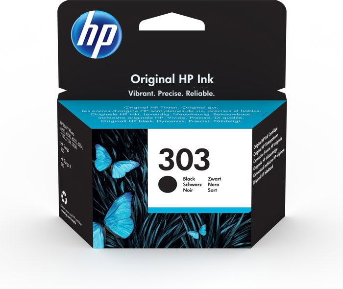 HP Cartucho de tinta Original 303 Negro HP Cartucho de tinta Original 303 Negro