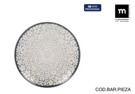 La Mediterranea Plato de Postre Azurill Monaco Brillo 20cm