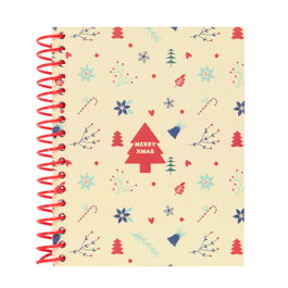 Safta Bloc A6 Espiral Merry Xmas 120 Hojas Microperforado