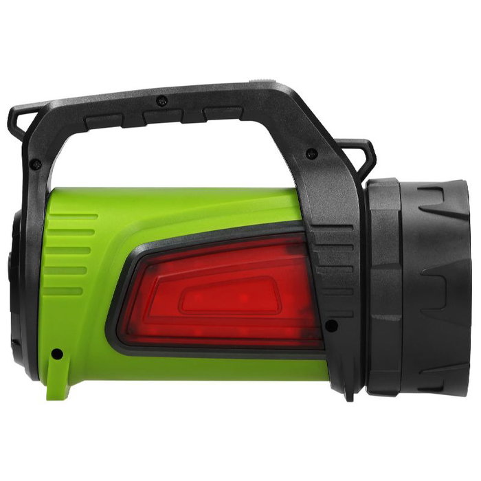 ORNO Linterna LED LT-3 con Power Bank 4000mAh y Luz Emergencia 10W, 1000 Lúmenes, Recargable