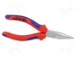 KNIPEX Alicates de punta semiredonda 160 mm