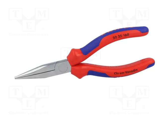 KNIPEX Alicates de punta semiredonda 160 mm