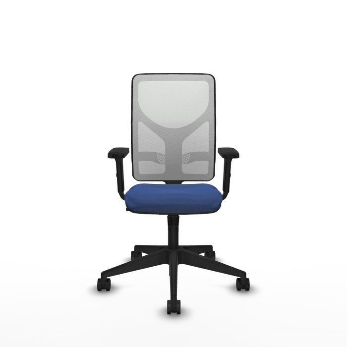 PIQUERAS Y CRESPO Silla de oficina Motilla con mecanismo Sincro, Azul marino y Blanco PIQUERAS Y CRESPO Silla de oficina Motilla con mecanismo Sincro, Azul marino y Blanco