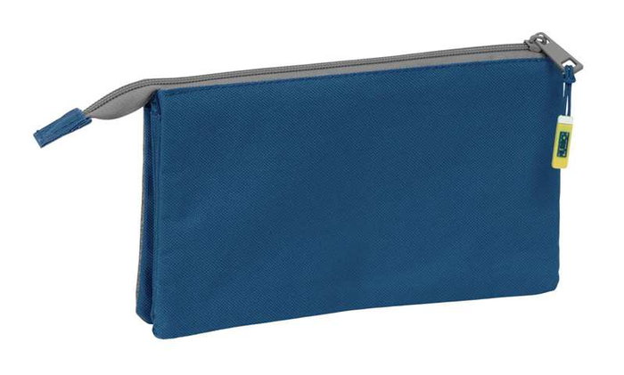 Portatodo Triple Munich Street Azul Gris 22 x 12 x 3 cm