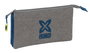 Portatodo Triple Munich Street Azul Gris 22 x 12 x 3 cm