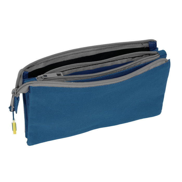 Portatodo Triple Munich Street Azul Gris 22 x 12 x 3 cm Portatodo Triple Munich Street Azul Gris 22 x 12 x 3 cm