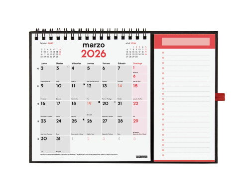 Finocam Calendario Con Imán Para Escribir XS-140x150 mm Neutro 2026 Finocam Calendario Con Imán Para Escribir XS-140x150 mm Neutro 2026