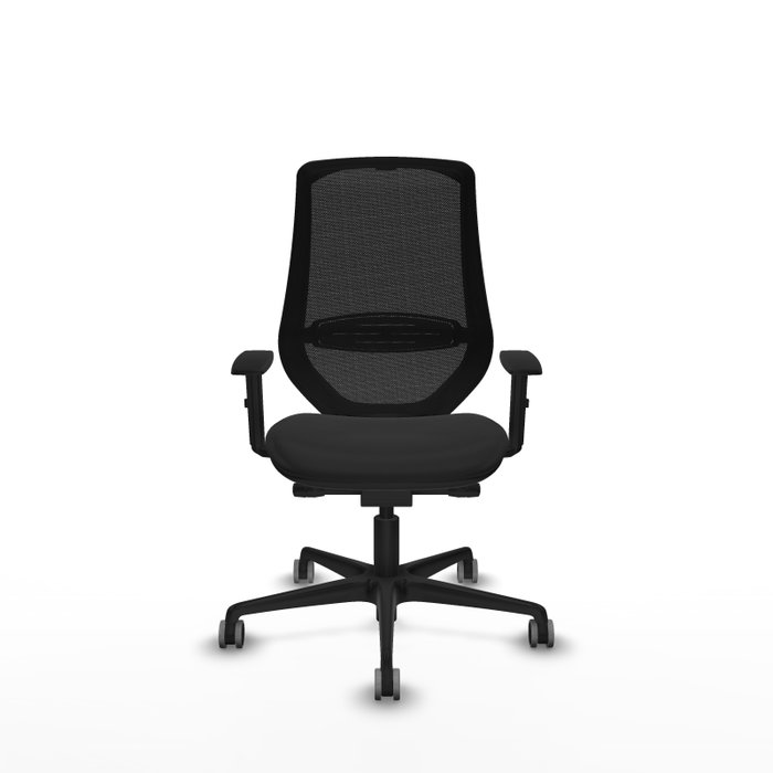 PIQUERAS Y CRESPO Silla de oficina Mardos con mecanismo Sincro/Traslack, Negro PIQUERAS Y CRESPO Silla de oficina Mardos con mecanismo Sincro/Traslack, Negro