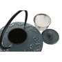DKD Home Decor Set de 2 Teteras de Hierro Colado e Inox de 800ml
