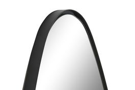 DKD Home Decor Espejo Anxi formas Hierro y Espejo Negro 2 x 160 x 55 cm
