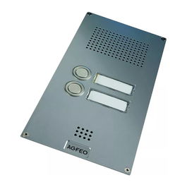 AGFEO Estación de Puerta Premium TFE 2 en Color Plata - Modelo 6101760