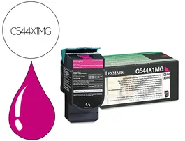 Lexmark C544X1MG Tóner Magenta Original