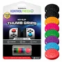 KontrolFreek 1510-JOY Elevadores de Puñetas para Botones Analógicos para Nintendo Switch - Pack de 8 Colores (Negro, Azul, Verde, Naranja, Rosa, Púrpura, Rojo, Caucho, Colgador)