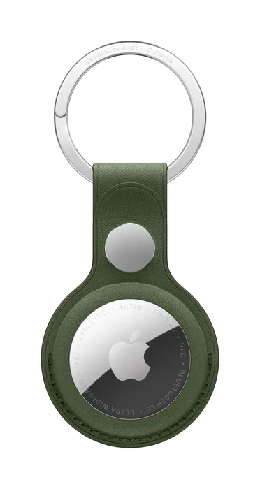 Apple MGFX4ZM/A Anillo para AirTag, Verde Moss, Microtwill y Acero Inoxidable Apple MGFX4ZM/A Anillo para AirTag, Verde Moss, Microtwill y Acero Inoxidable