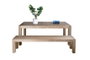 DKD Home Decor Mesa de Comedor de Madera de Hevea 200x95x76