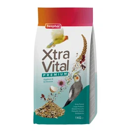 Beaphar Xtravital Alimento para Periquitos Grandes 1 kg