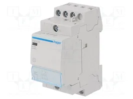 HAGER Contactor ESC 3-polar de instalación 25A 230VAC