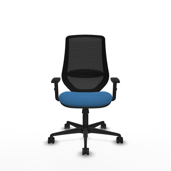 PIQUERAS Y CRESPO Silla de oficina Mardos con mecanismo Sincro, Azul claro y Negro PIQUERAS Y CRESPO Silla de oficina Mardos con mecanismo Sincro, Azul claro y Negro