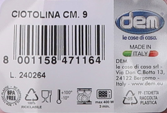 Inde Bol Bahia Smaty Color 9 cm (48 Unidades) inevitable