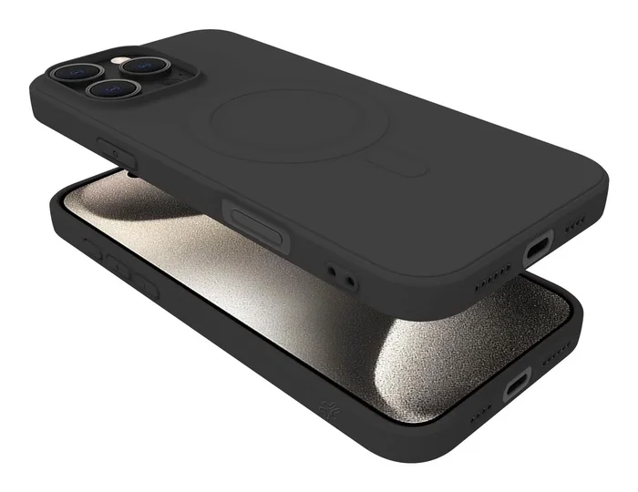 Celly CROMOMAG1081BK Funda para Apple iPhone 16 Pro Max, Negro, TPU, Resistente a Golpes y Rayones, 17.5 cm (6.9")