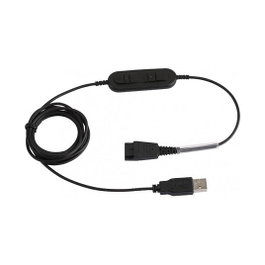 Plusonic Kabel MS USB Negro con conectores USB A y QD