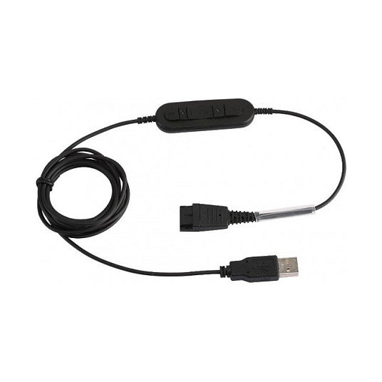 Plusonic Kabel MS USB Negro con conectores USB A y QD Plusonic Kabel MS USB Negro con conectores USB A y QD