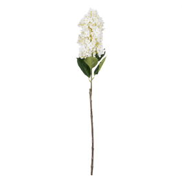 Flor Hortensia Blanco Tejido Decoración 74 cm (Set de 12)