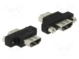 DeLOCK Adaptador HDMI (BU-BU) Hembra a Hembra Negro