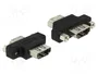 DeLOCK Adaptador HDMI (BU-BU) Hembra a Hembra Negro