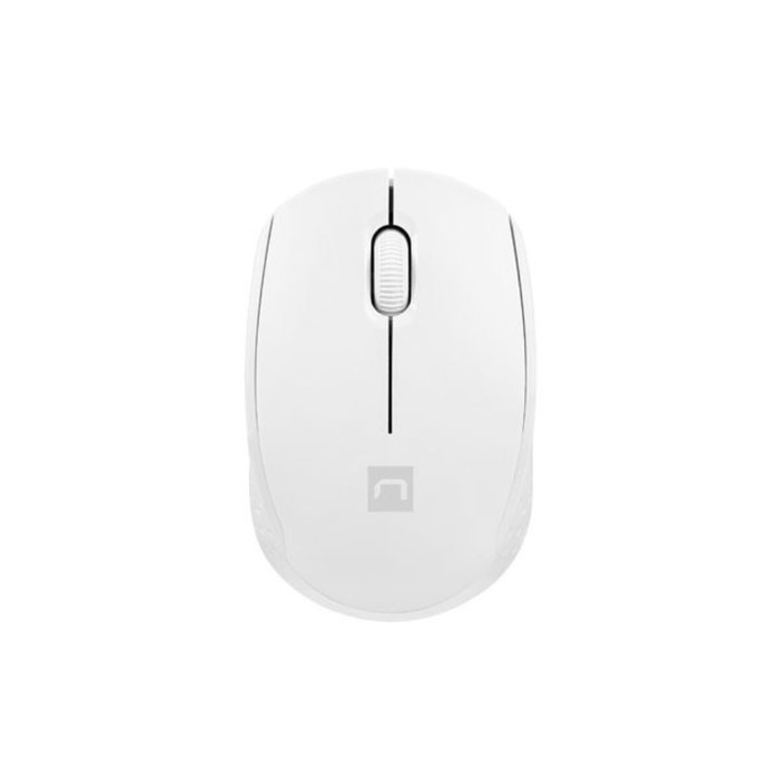 Natec Stork Ratón Inalámbrico Ambidextro Blanco