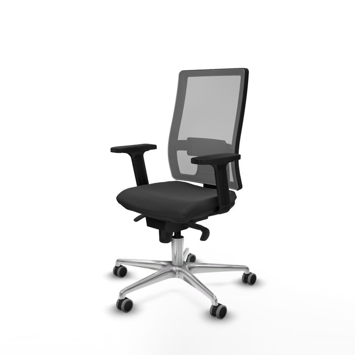 PIQUERAS Y CRESPO Silla de oficina Horna con mecanismo Sincro, Gris oscuro y Gris PIQUERAS Y CRESPO Silla de oficina Horna con mecanismo Sincro, Gris oscuro y Gris